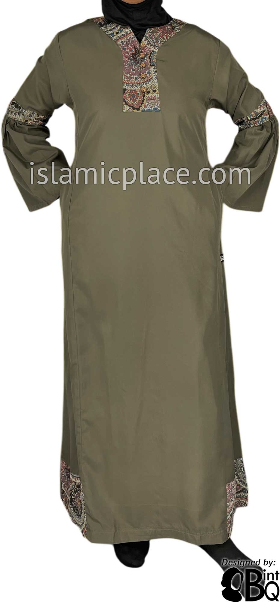 Olive - Suhayla Style Abaya by BintQ - S15