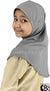 Slate Gray - Luxurious Lycra Hijab Al-Amira - Girl size (1-piece)