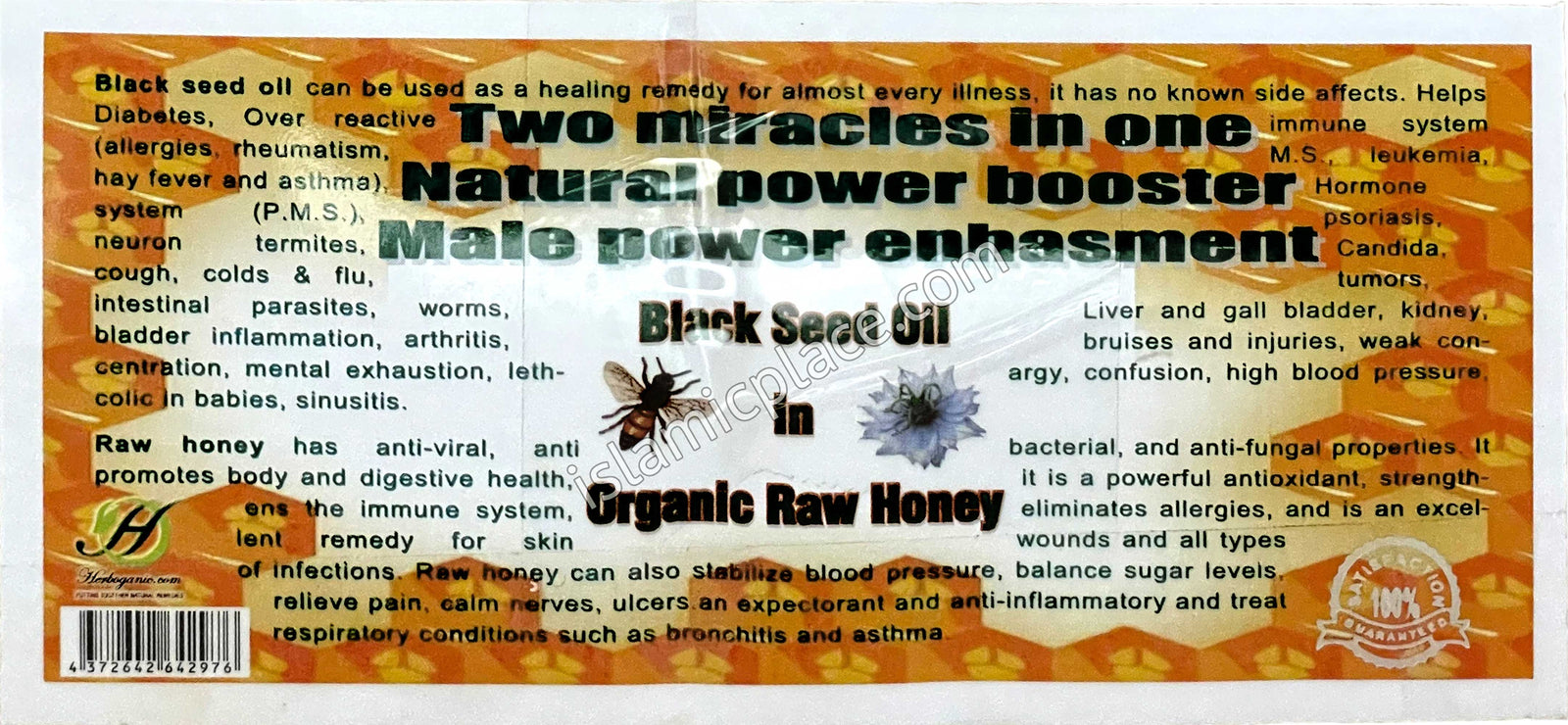 Organic Honey with Black Seed Oil