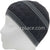 Charcoal Gray & Silver - Elastic Knitted Ghani Designer Kufi