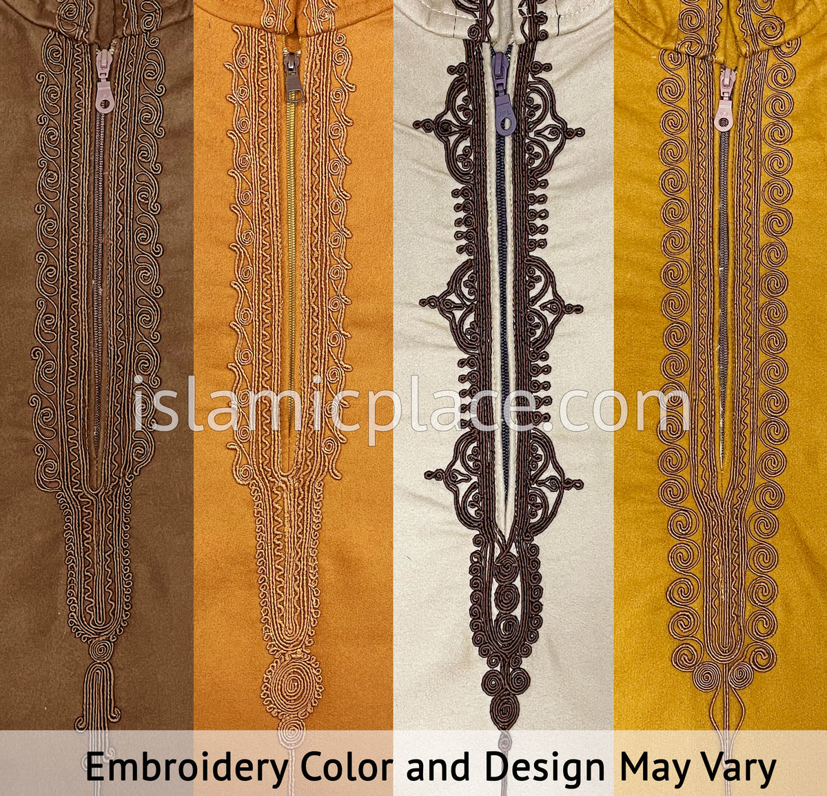 Light Khaki - Wool Moroccan Hooded Thob