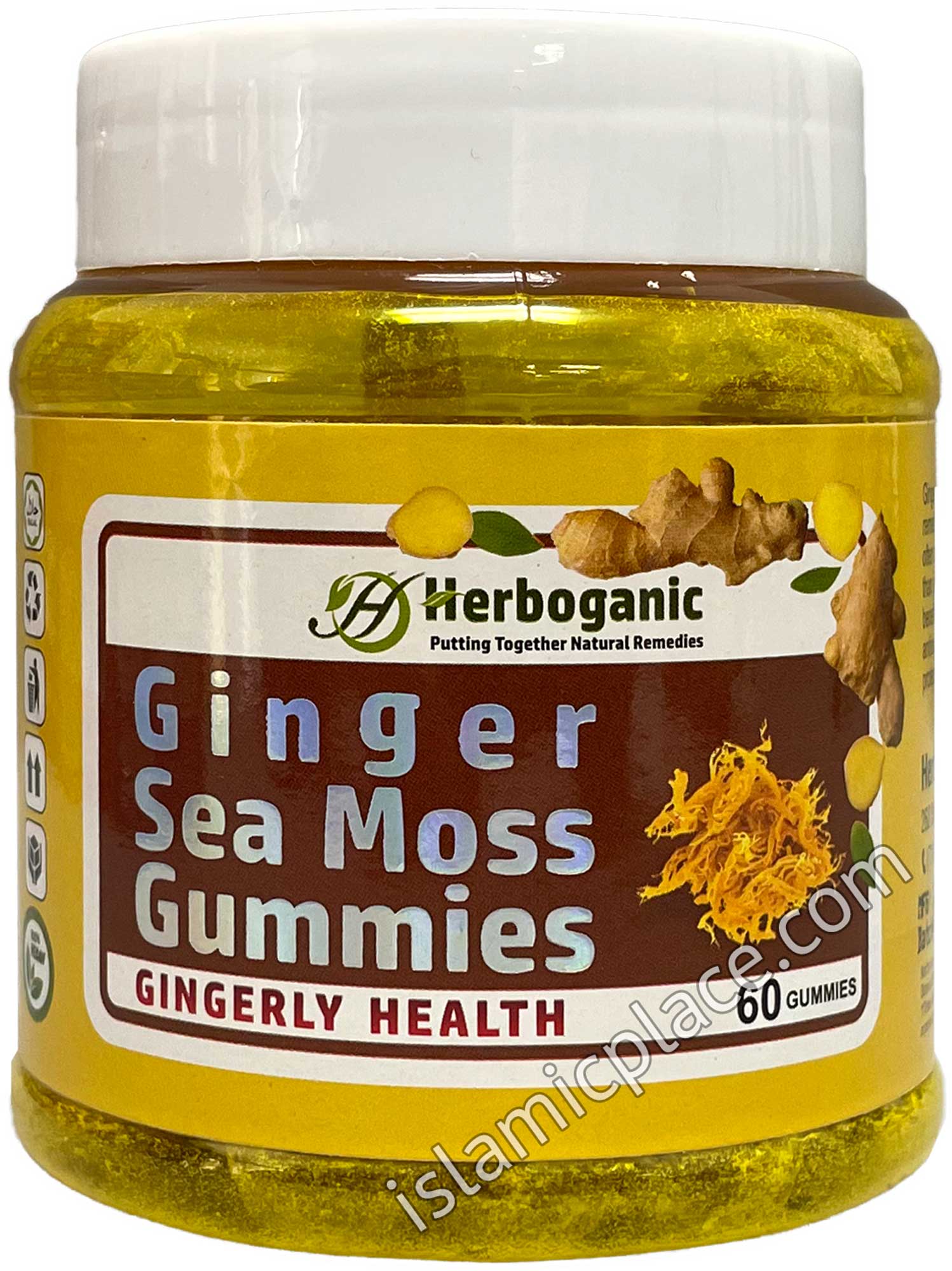 Ginger Sea Moss Gummies - 60 Gummies