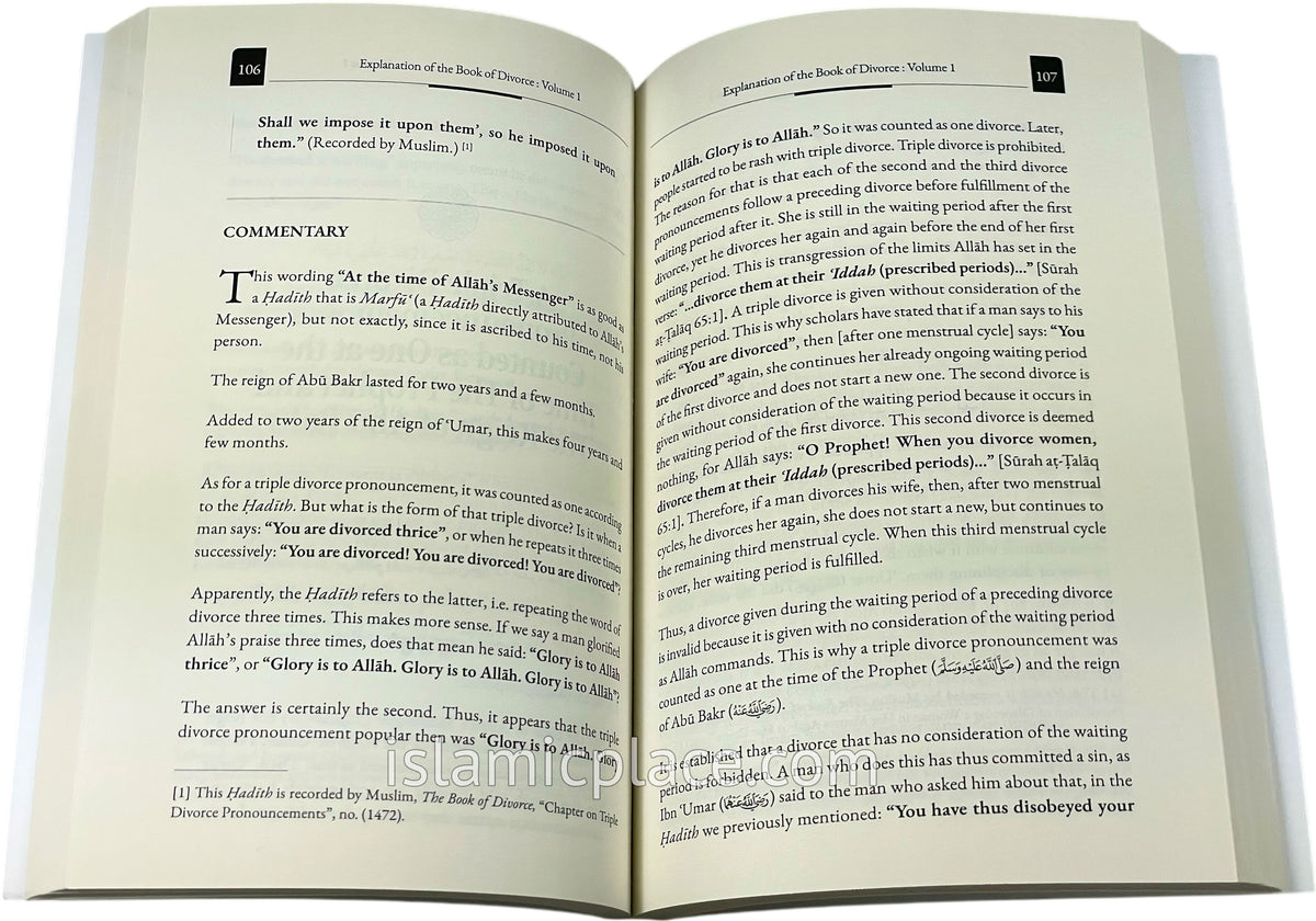 [3 vol set] Explanation of The Book of Divorcevvv