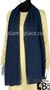 Navy with Navy Stones in Design 21 - Georgette Chiffon Shayla Long Rectangle Hijab 30"x70"