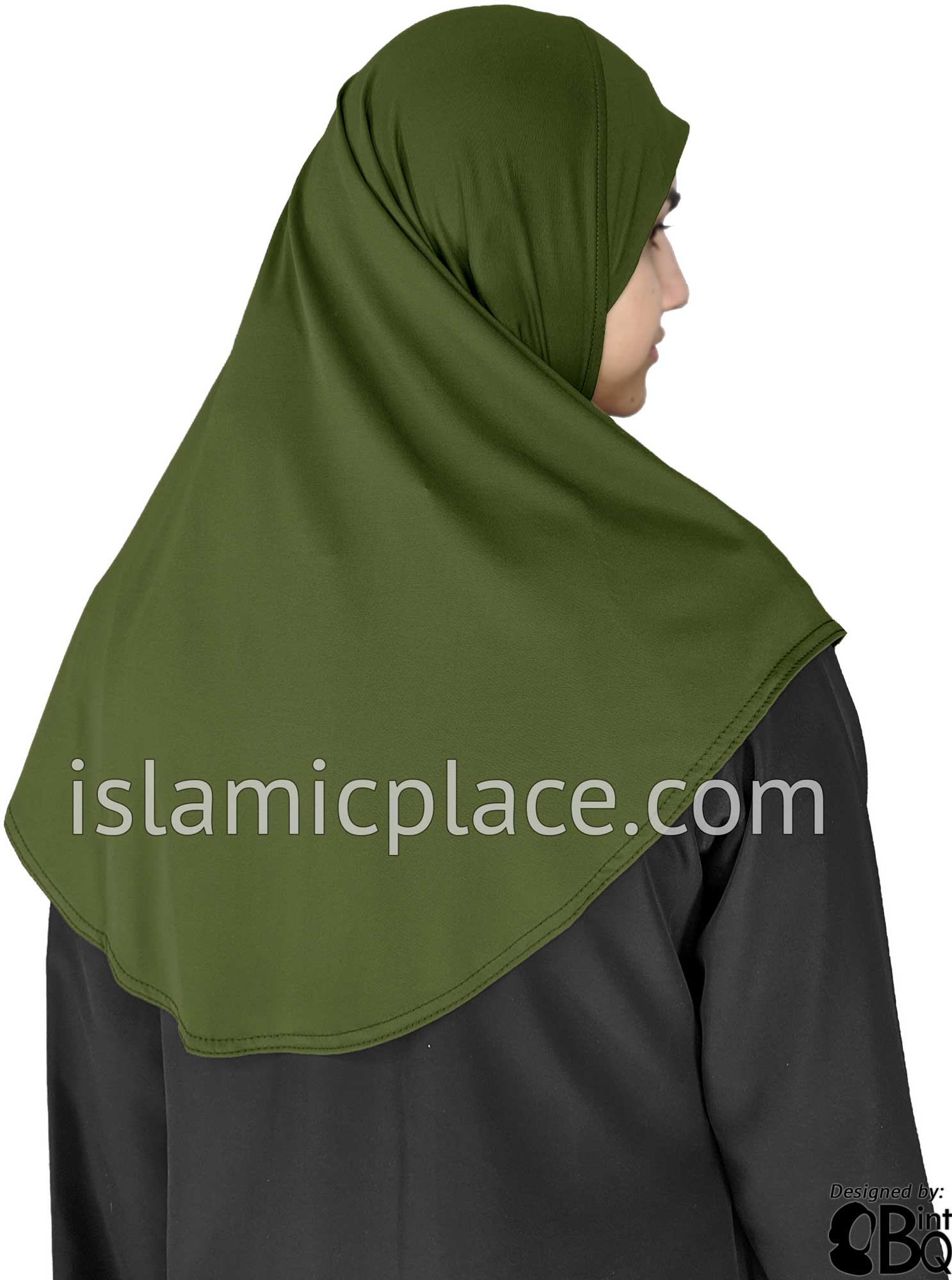 Fresh Olive - Luxurious Lycra Hijab Al-Amira - Teen to Adult (Large) 1-piece style