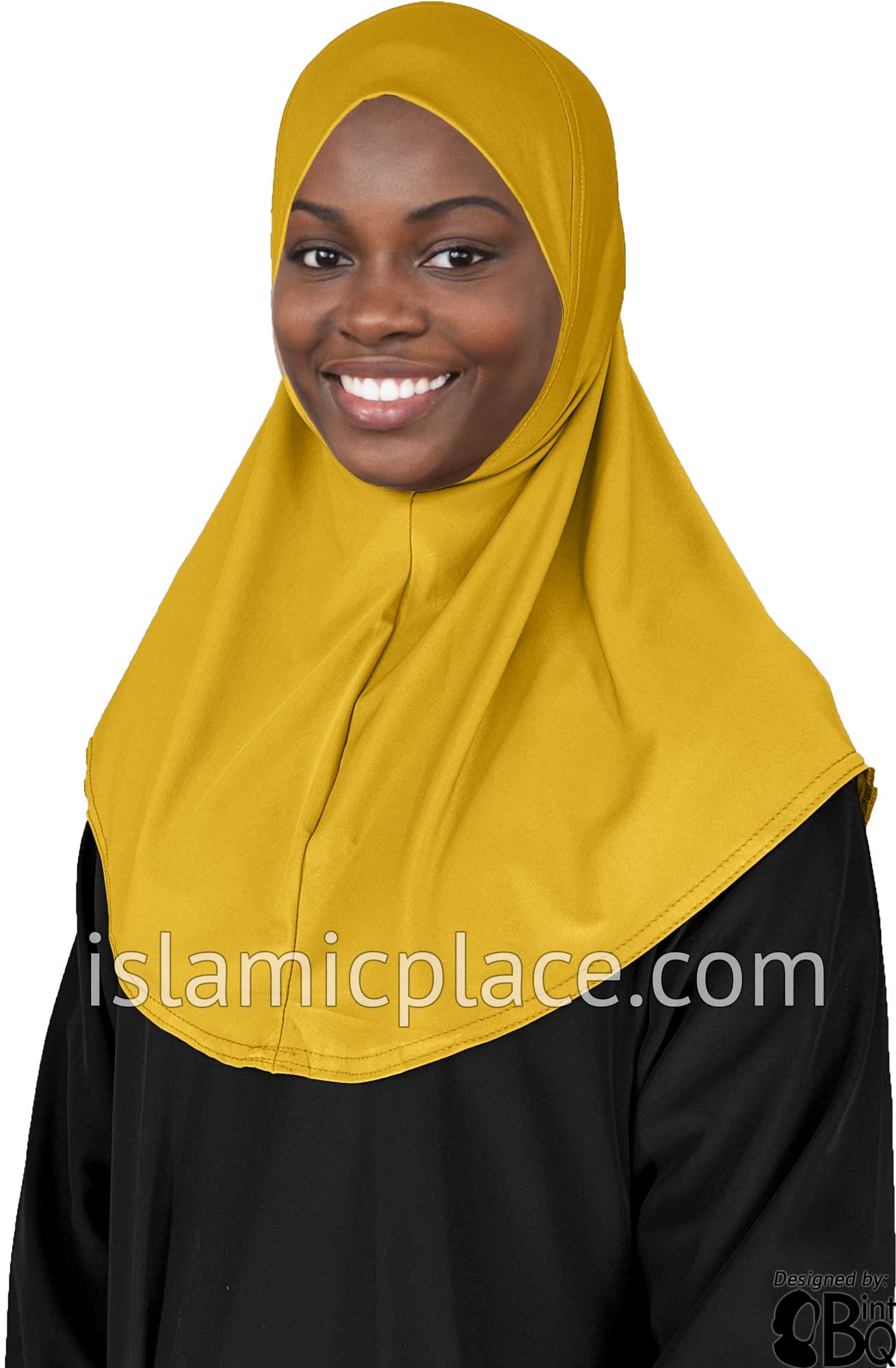 Golden Sand - Luxurious Lycra Hijab Al-Amira - Teen to Adult (Large) 1-piece style