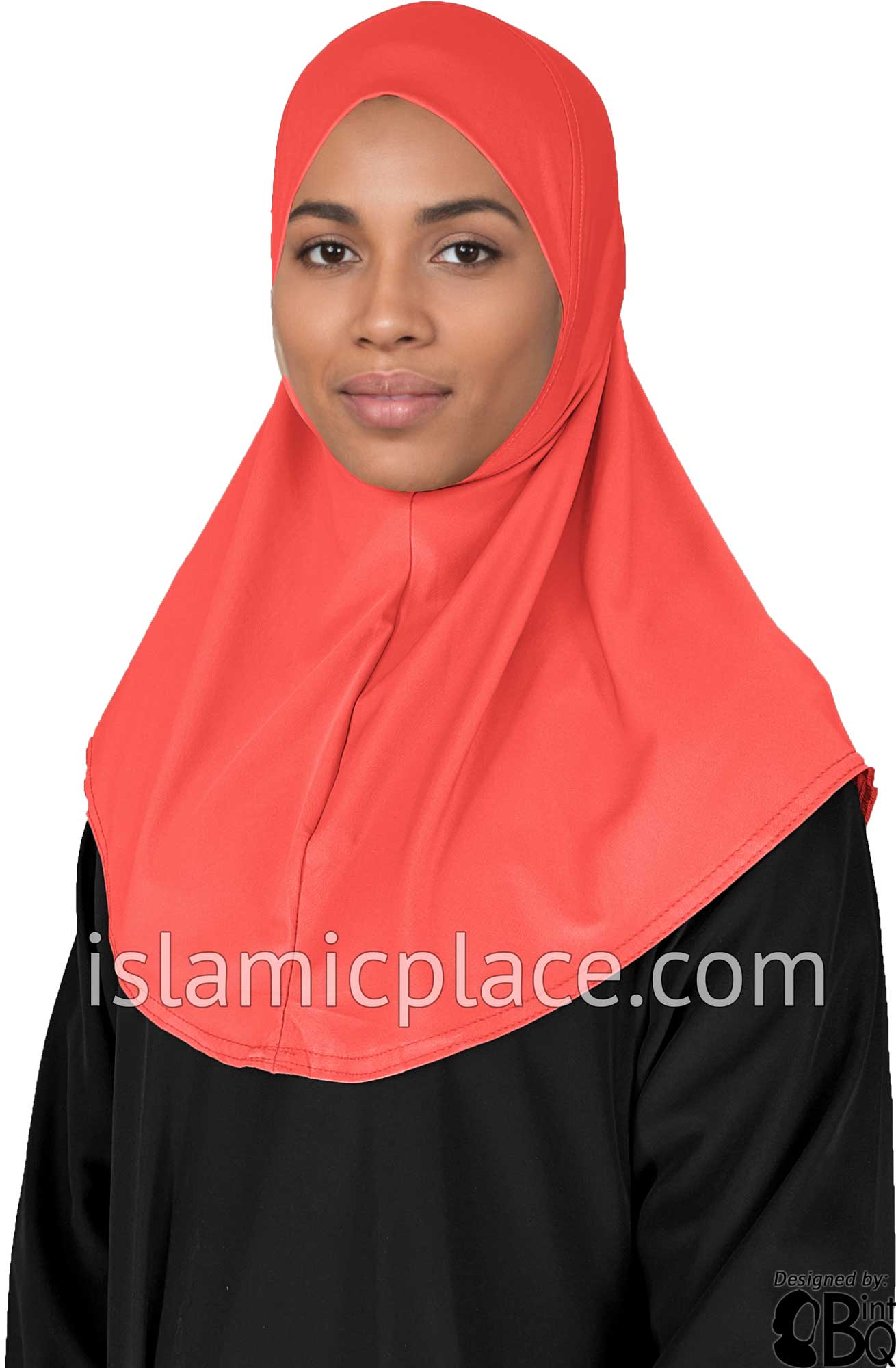 Neon Pink - Luxurious Lycra Hijab Al-Amira - Teen to Adult (Large) 1-piece style