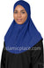 Cobalt Blue - Luxurious Lycra Hijab Al-Amira - Teen to Adult (Large) 1-piece style