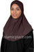 Brown Berry - Luxurious Lycra Hijab Al-Amira - Teen to Adult (Large) 1-piece style