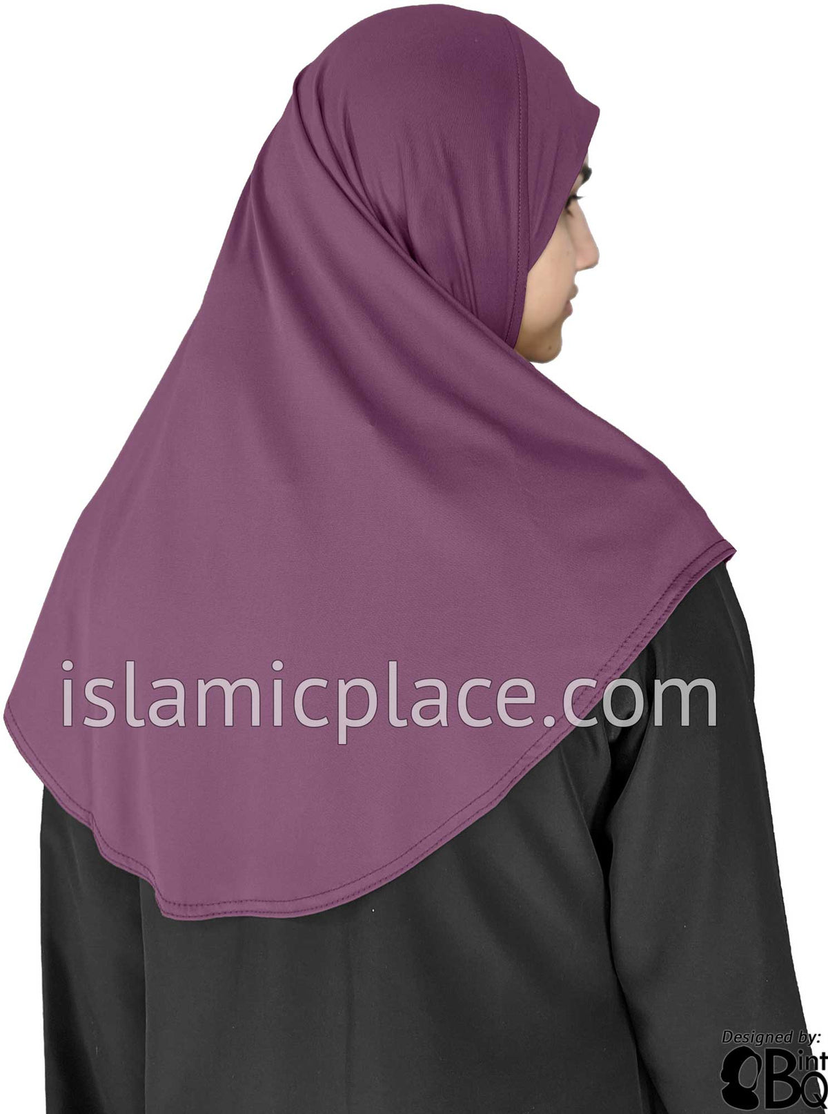Light Plum - Luxurious Lycra Hijab Al-Amira - Teen to Adult (Large) 1-piece style