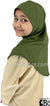 Fresh Olive - Luxurious Lycra Hijab Al-Amira - Girl size 1-piece style