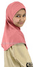 Blushing Pink - Luxurious Lycra Hijab Al-Amira - Girl size 1-piece style