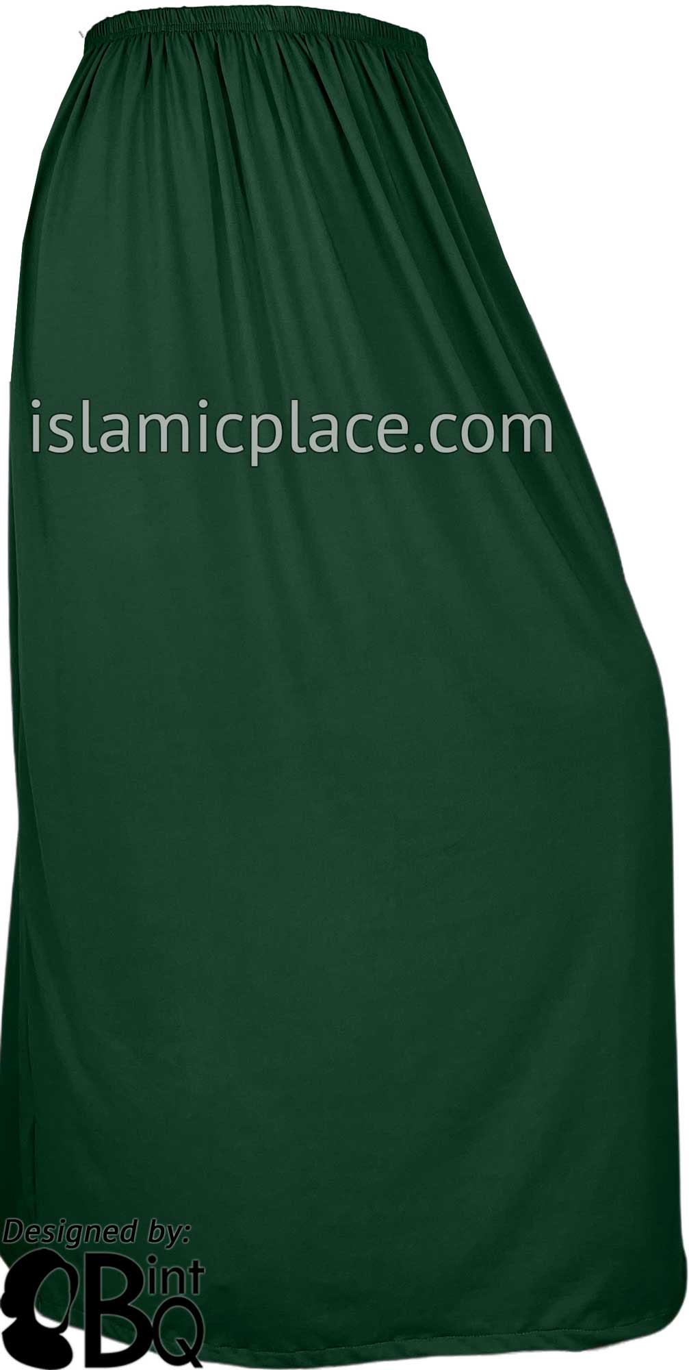 Hunter Green - Plain Skirt in Soft ITY Jersey Fabric