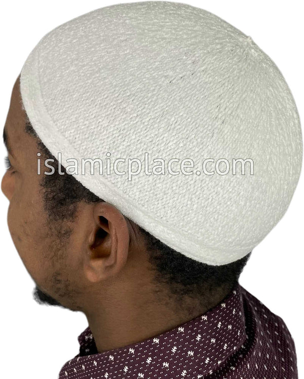 Men's Premium Islamic Chenille Comfort Knitted Kufi - Black