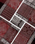 Black, White and Burgundy - Wali Collection Men Scarf Kifaya