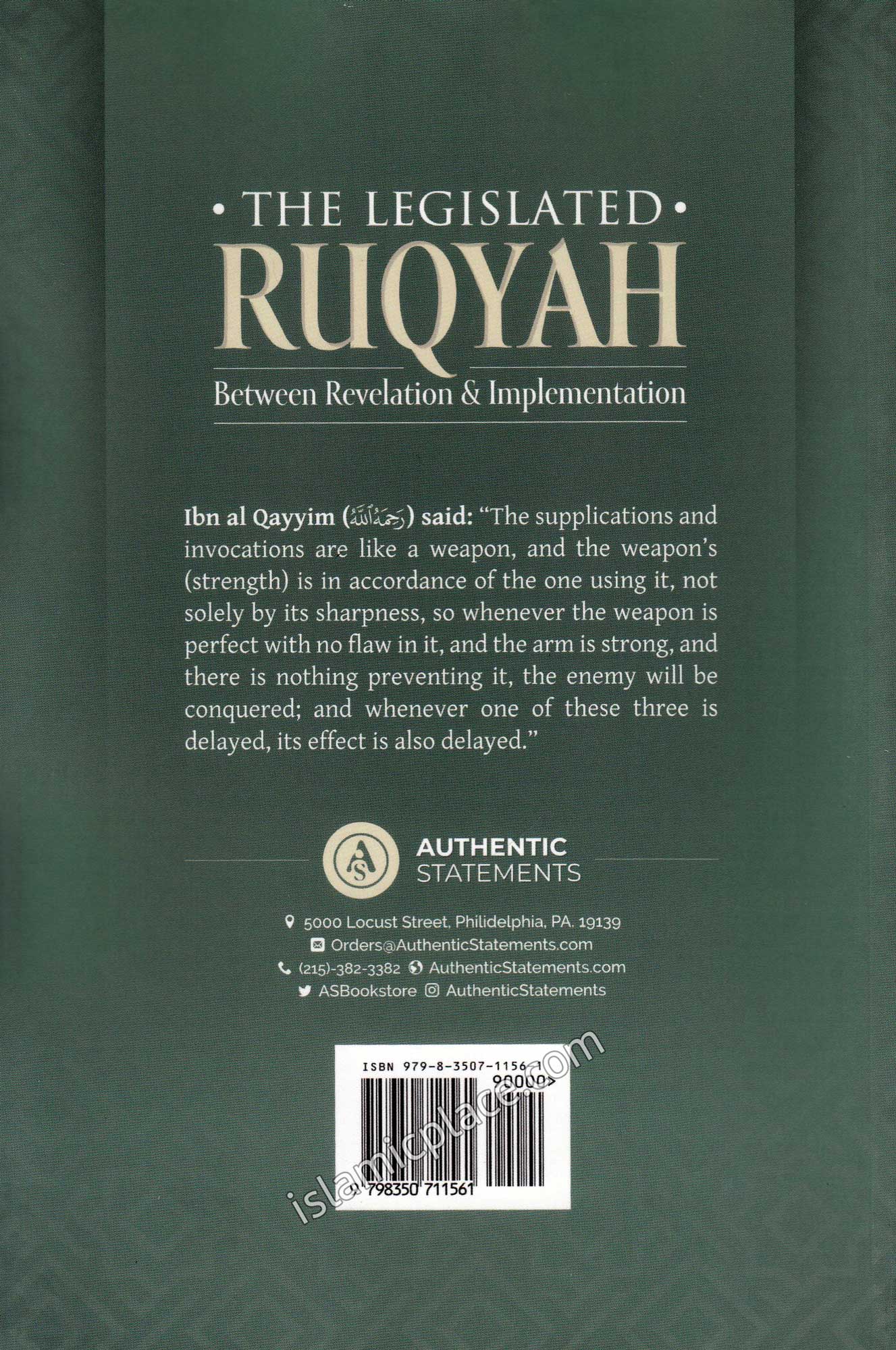 The Legislated Ruqyah Between Revelation & Implementation