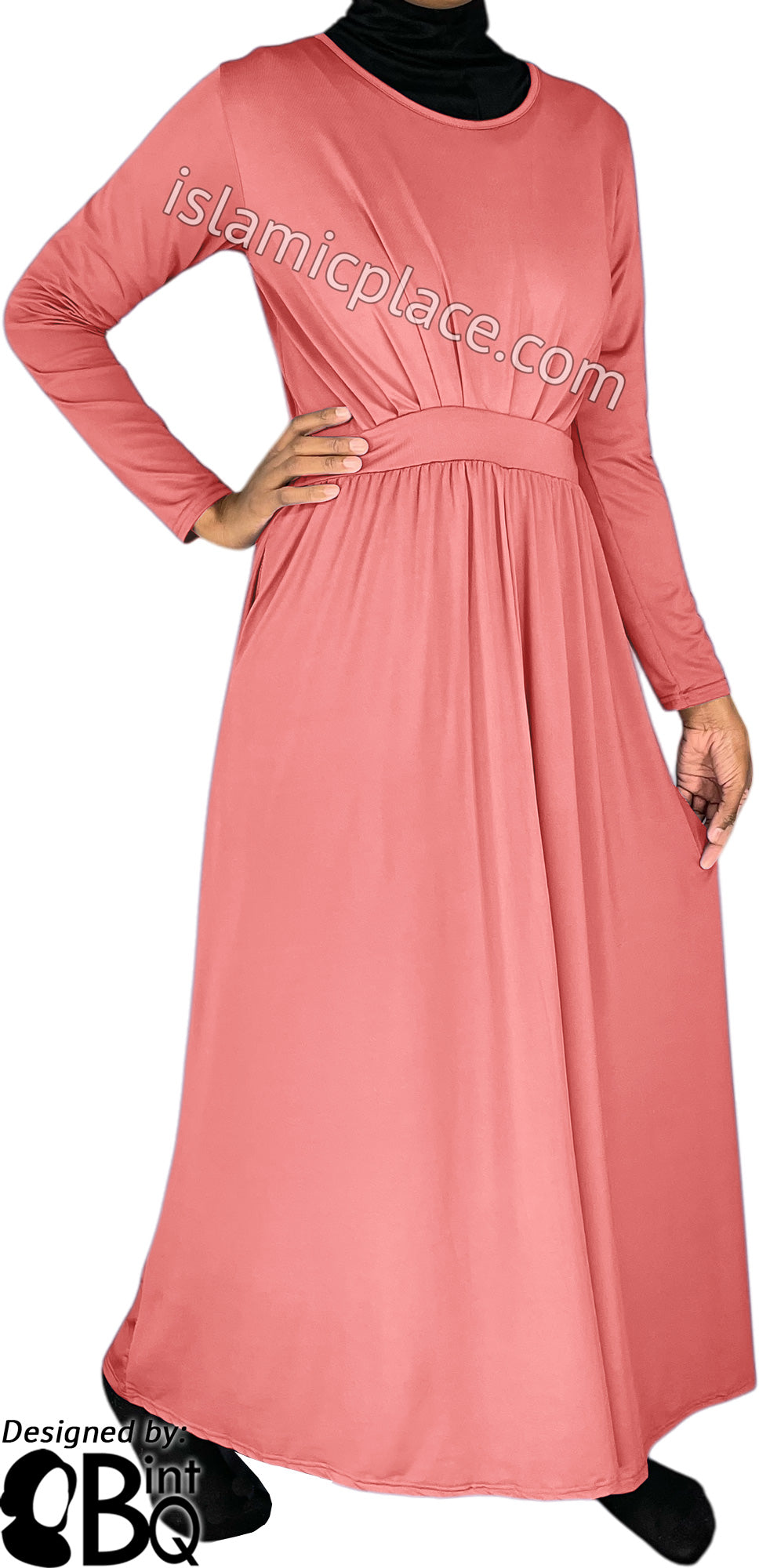 princess abaya dress White Chiffon Princess Dress Abaya with Lantern Sleeves