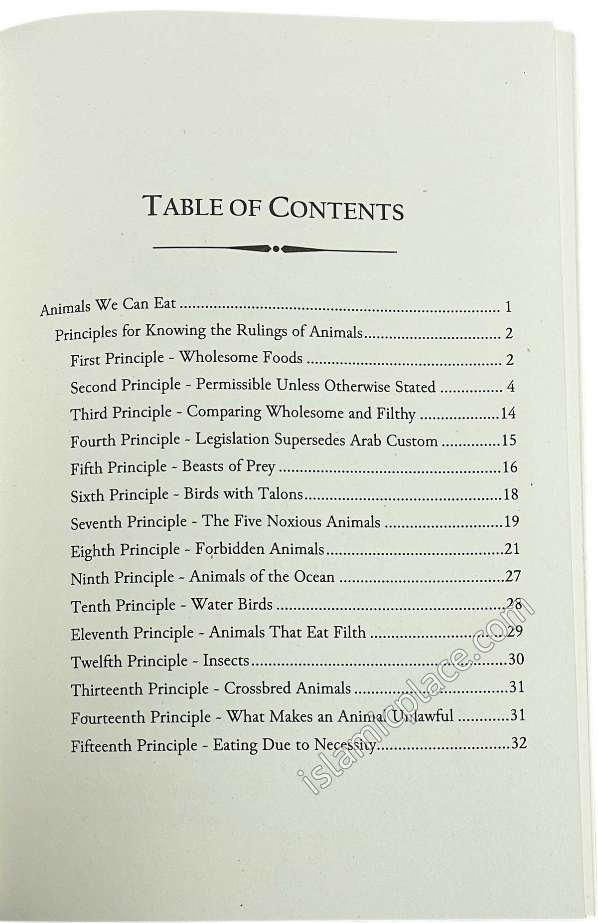 Animals as Food - The Permissible & Impermissible