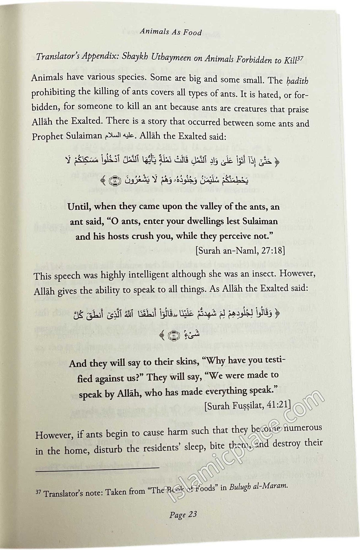 Animals as Food - The Permissible & Impermissible