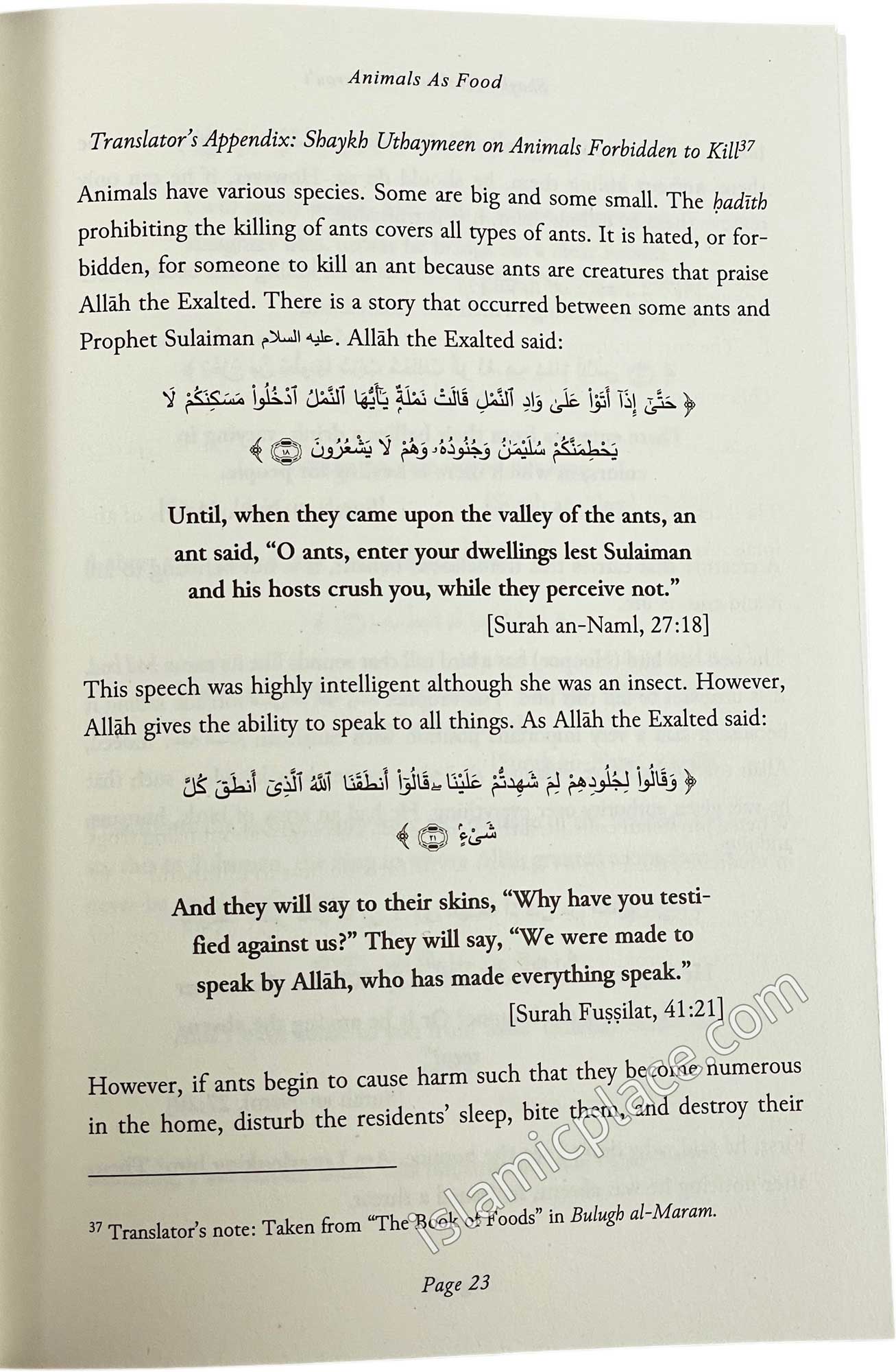 Animals as Food - The Permissible & Impermissible