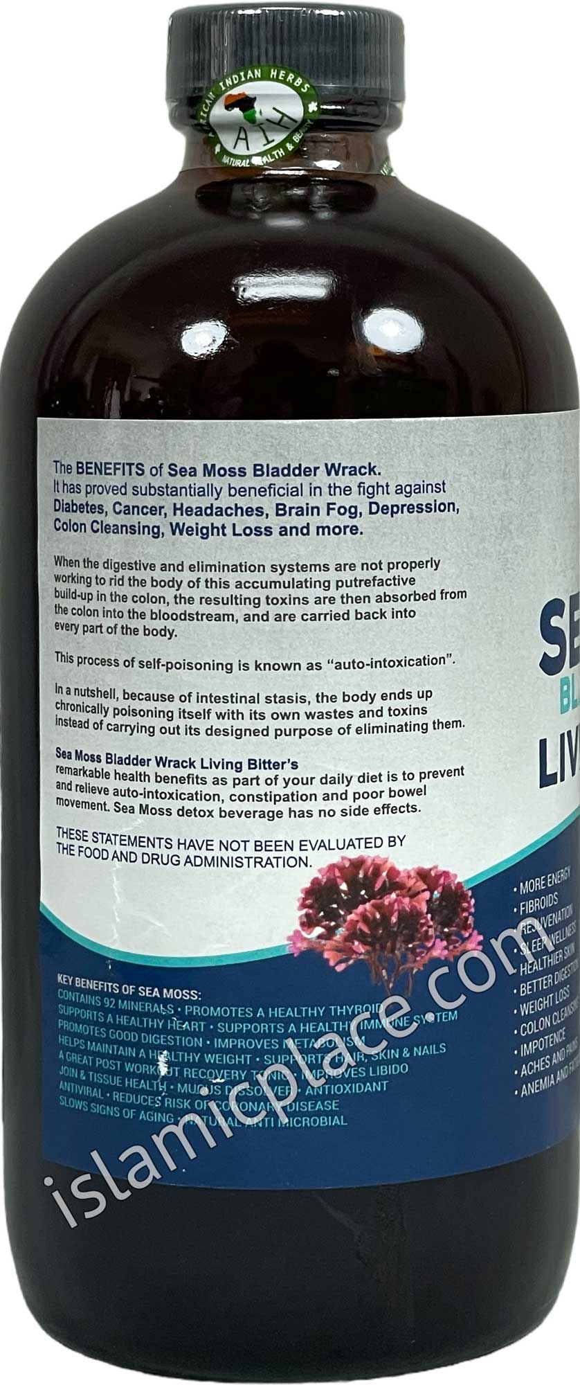 Sea Moss Bladder Wrack Living Bitters 16 oz