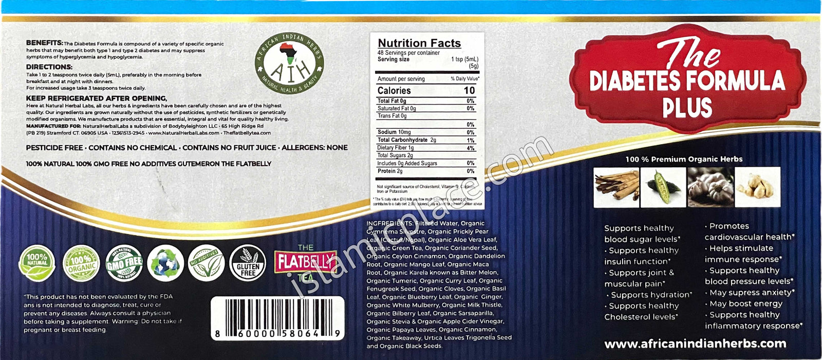 The Diabetes Formula Plus 16 oz