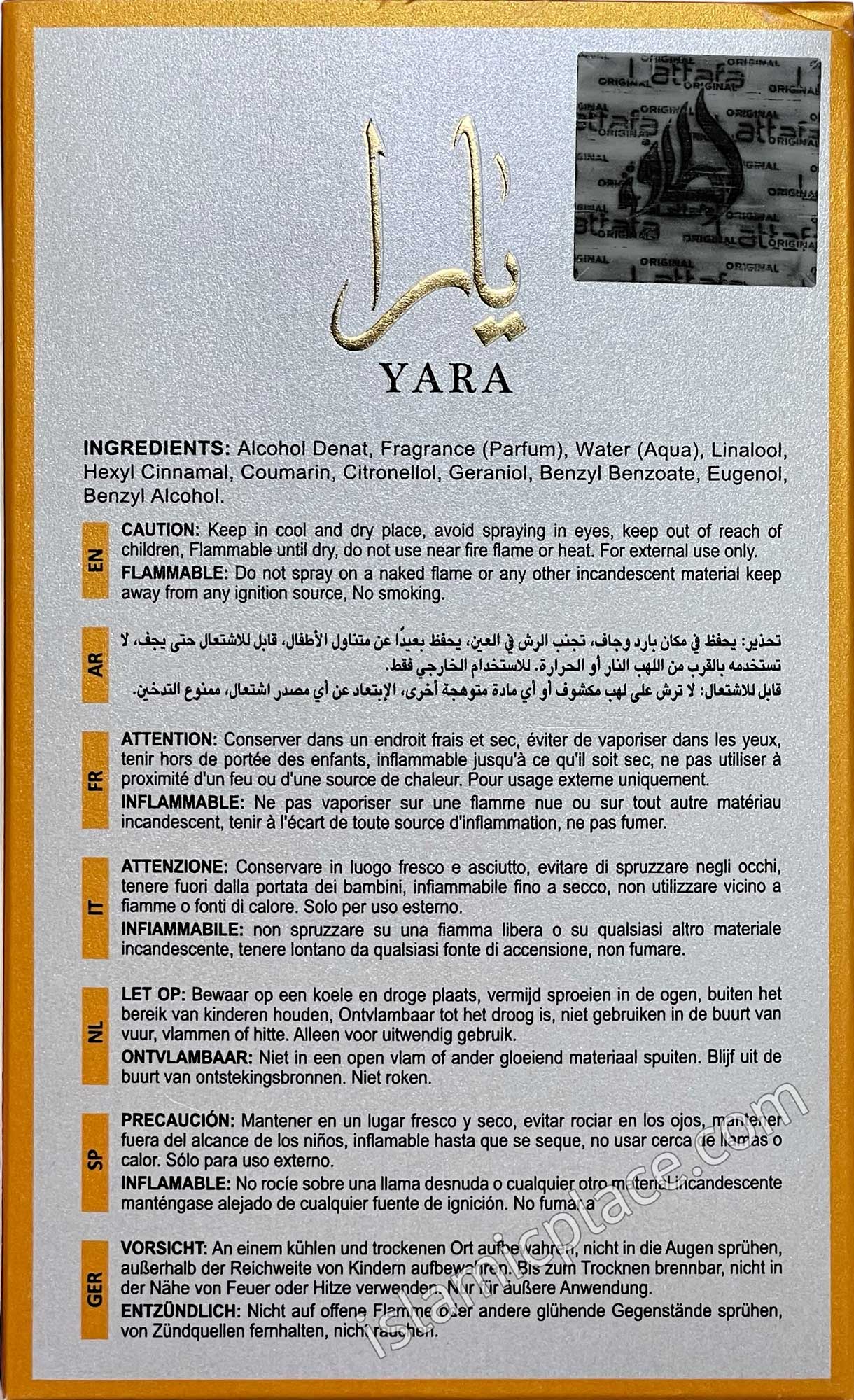 Yara Tous - Perfume by Lattafa 100ml