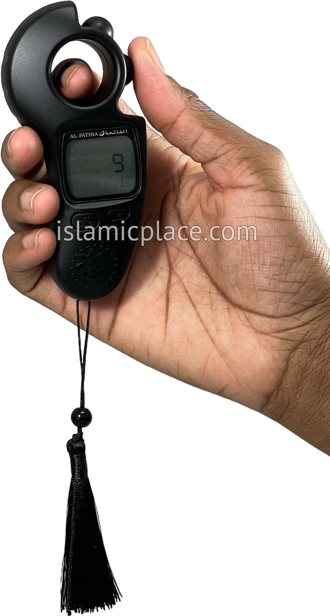 Black - Electronic Tasbih with Azan and Prayer Times Reminder