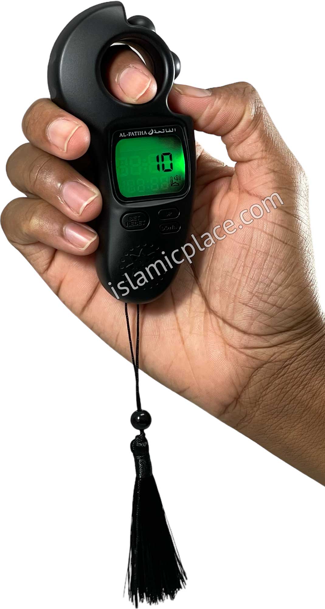Black - Electronic Tasbih with Azan and Prayer Times Reminder