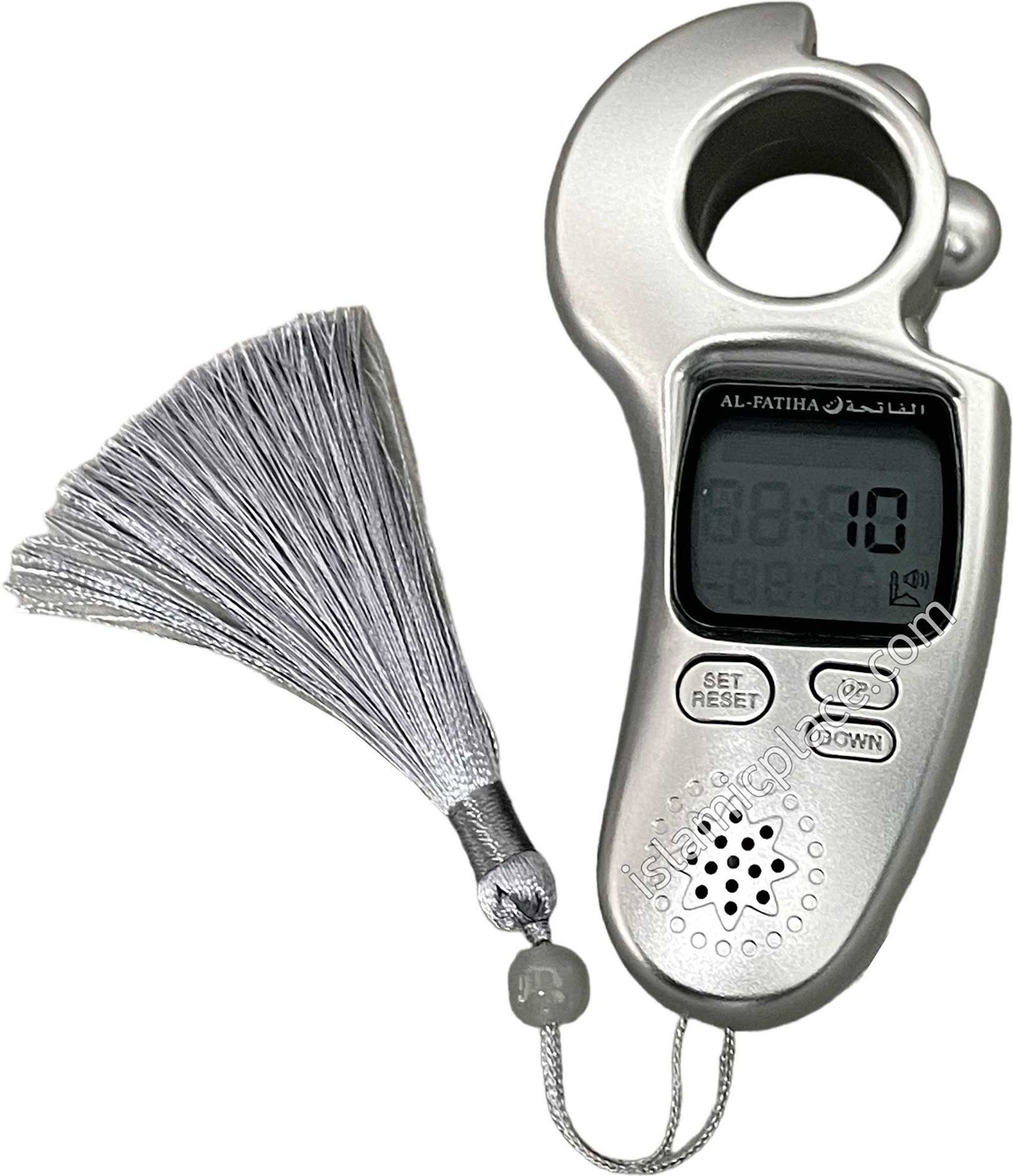 Silver - Electronic Tasbih with Azan and Prayer Times Reminder