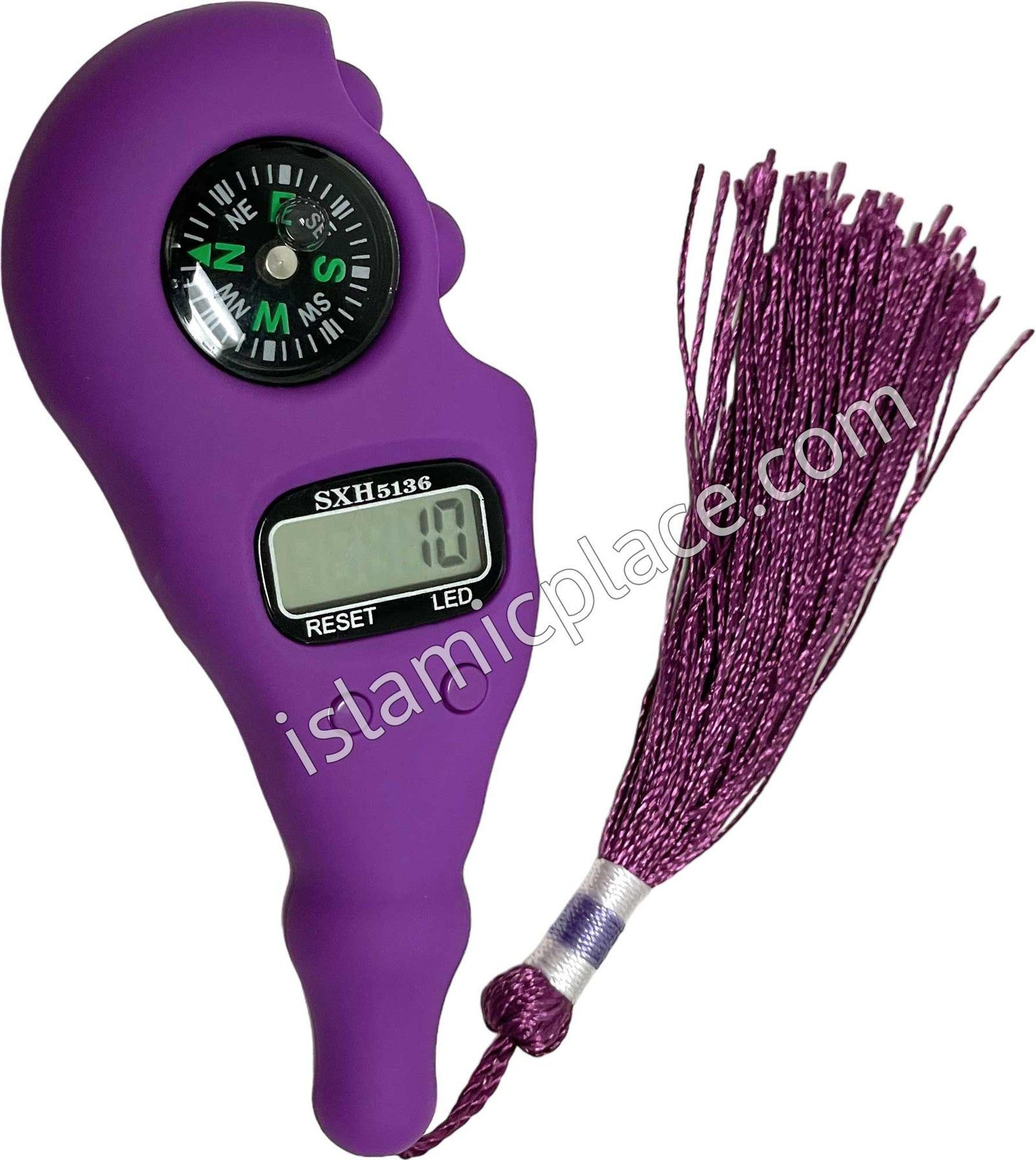 Purple - Electronic Tasbih with Compass