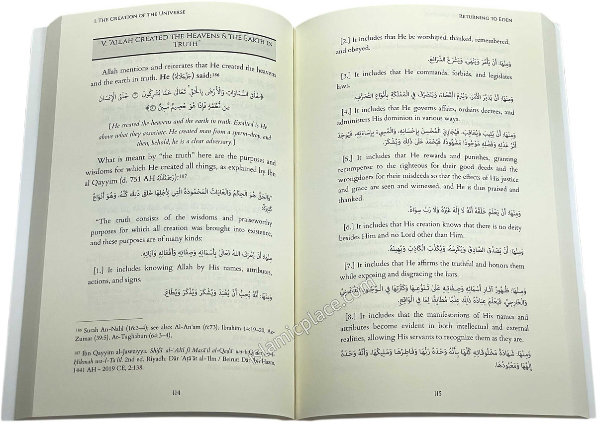 Returning to Eden Lessons from the Creation, Fall and Redemption of Adam - Stories of the Prophets: Volume 1