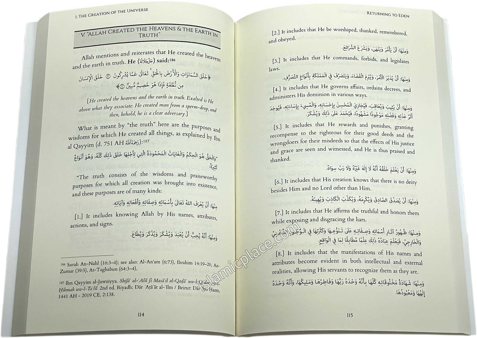 Returning to Eden Lessons from the Creation, Fall and Redemption of Adam - Stories of the Prophets: Volume 1