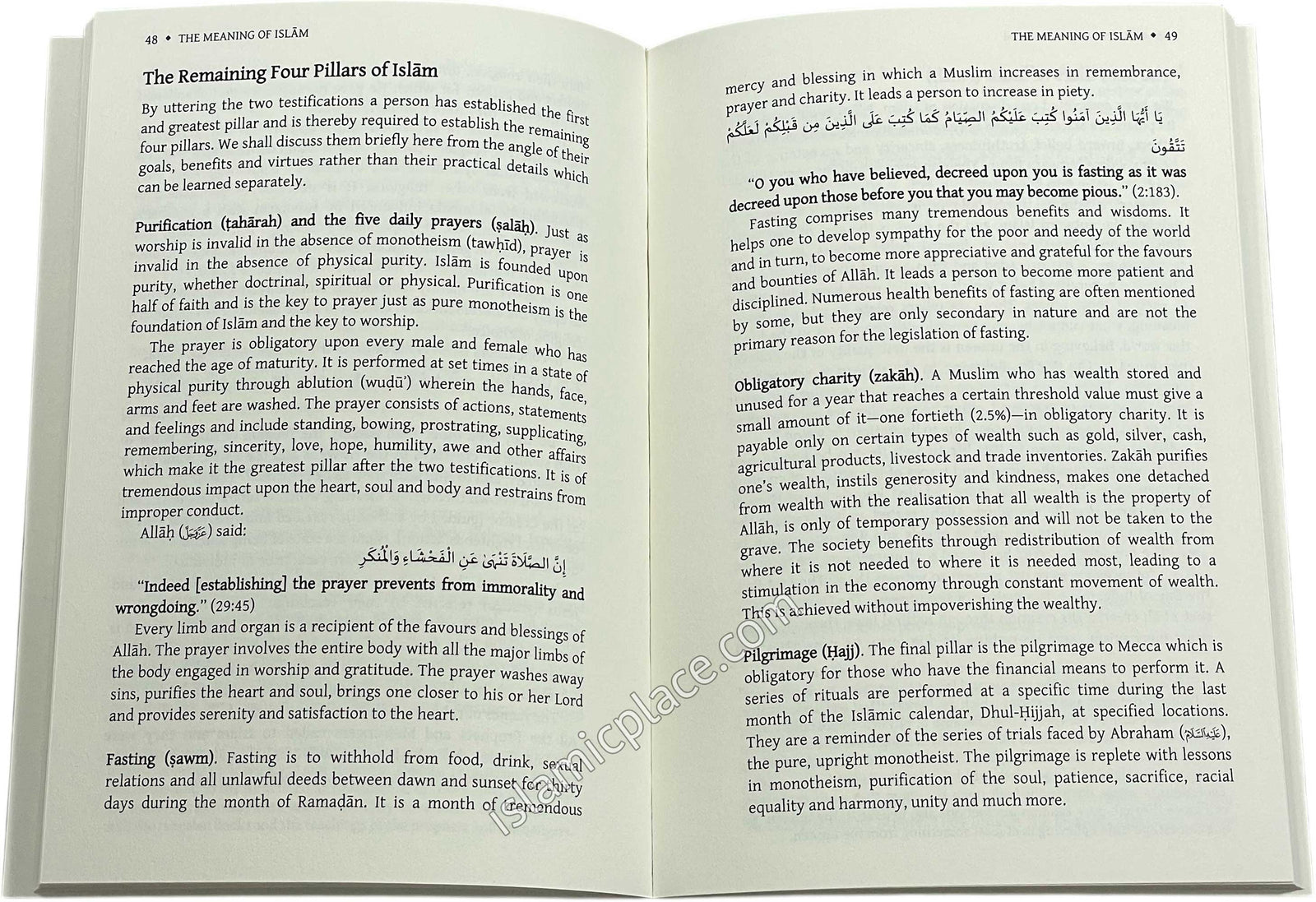 The Meaning of Islam - A Brief Explanation of the Most Important Principles and Teachings