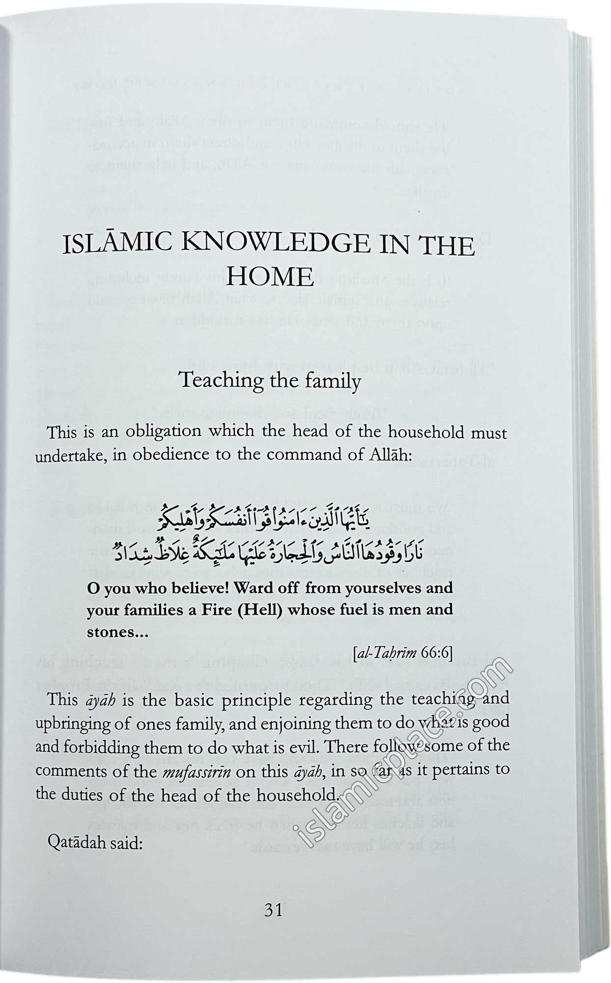 Advice on Establishing an Islamic Home