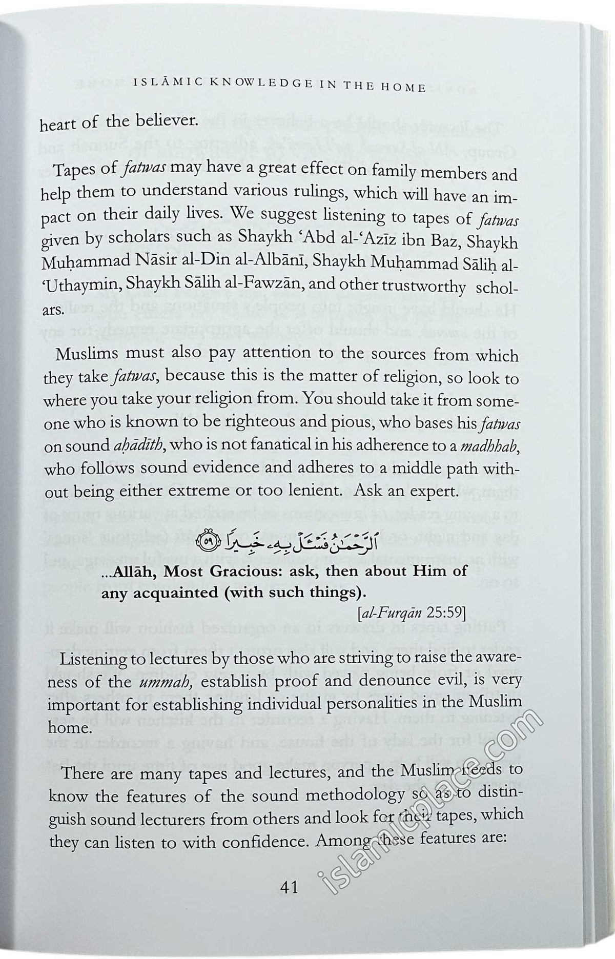 Advice on Establishing an Islamic Home