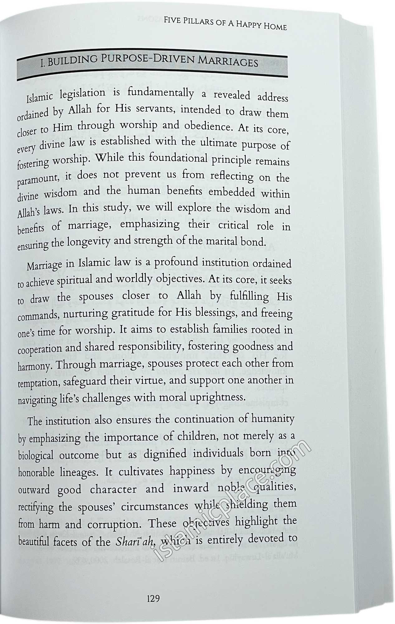 The Five Pillars of a Happy Muslim Home - Scholarly Advice on the Secret of Marital Love and Choosing for the Right Reasons