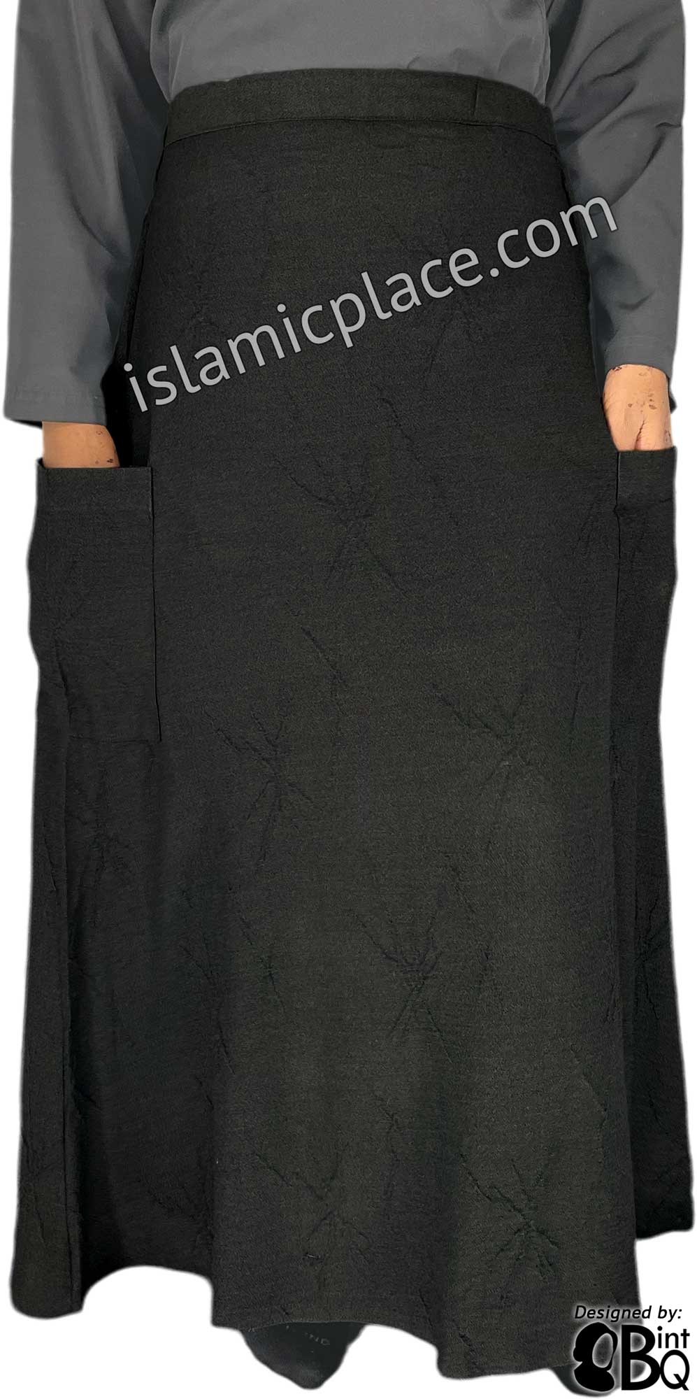 Black - Jenna Style Desinger Skirt by BintQ - BQ236