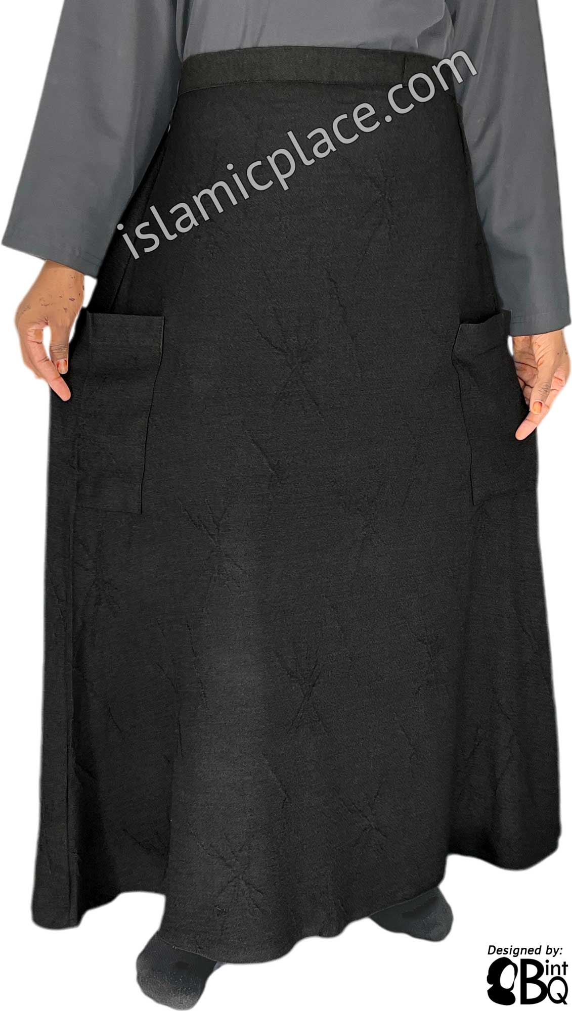 Black - Jenna Style Desinger Skirt by BintQ - BQ236