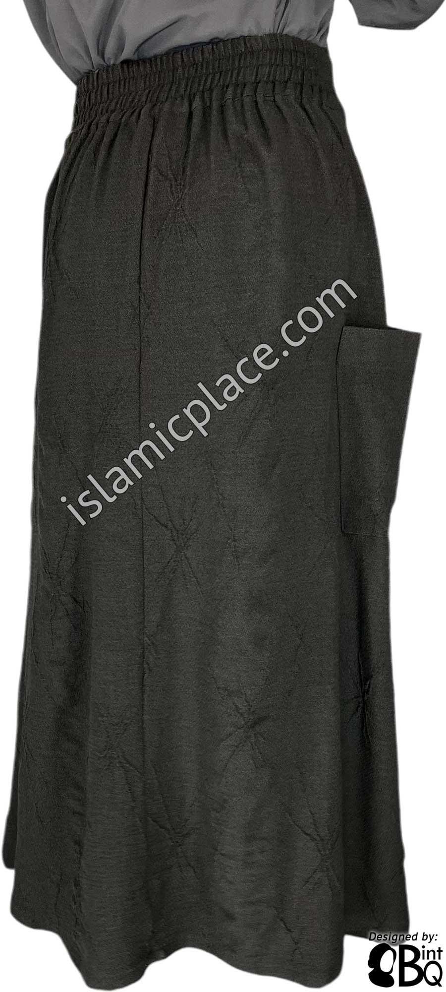 Black - Jenna Style Desinger Skirt by BintQ - BQ236