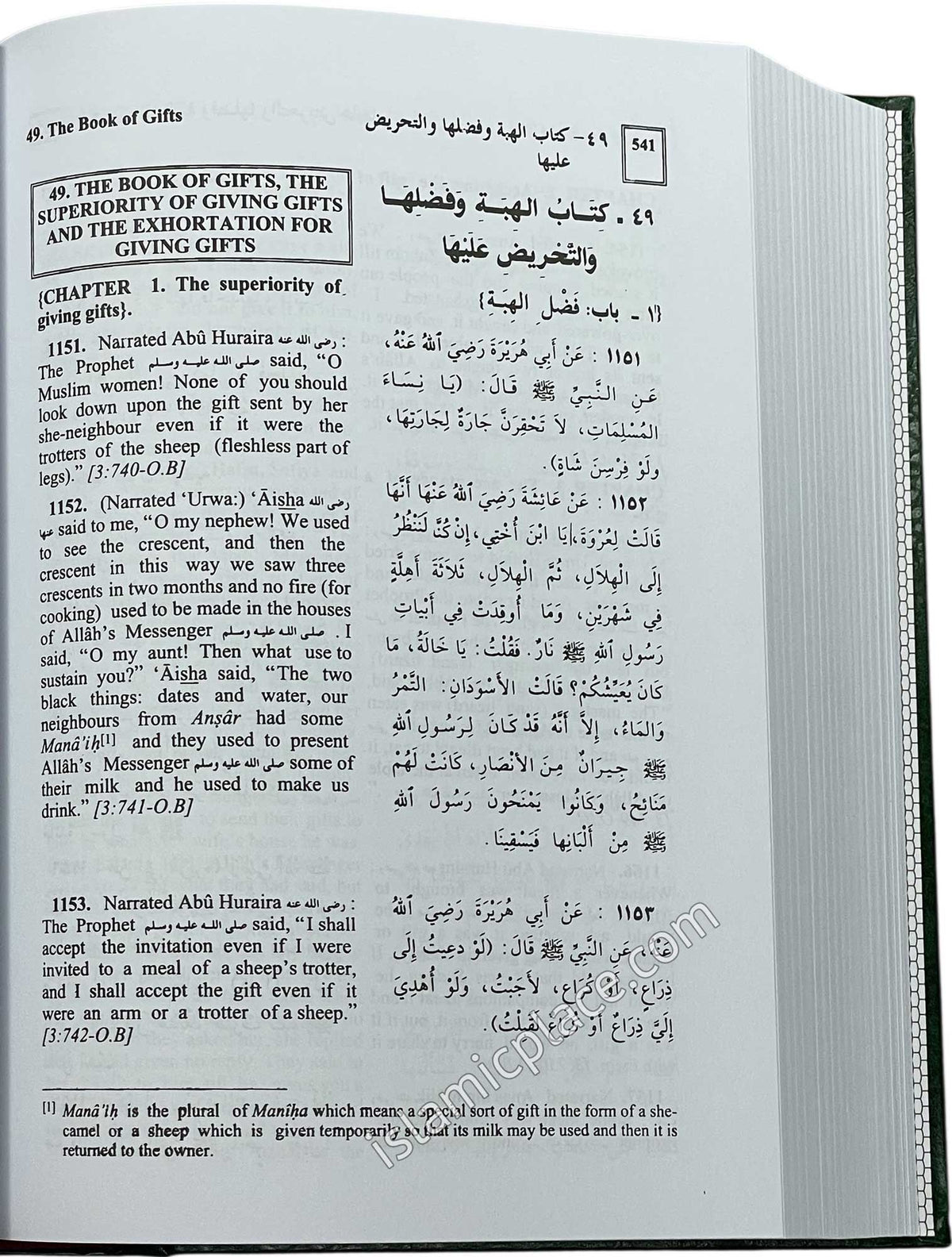 Summarized Sahih Al-Bukhari (XL Hardback) approx 7" x 10" Deluxe Print