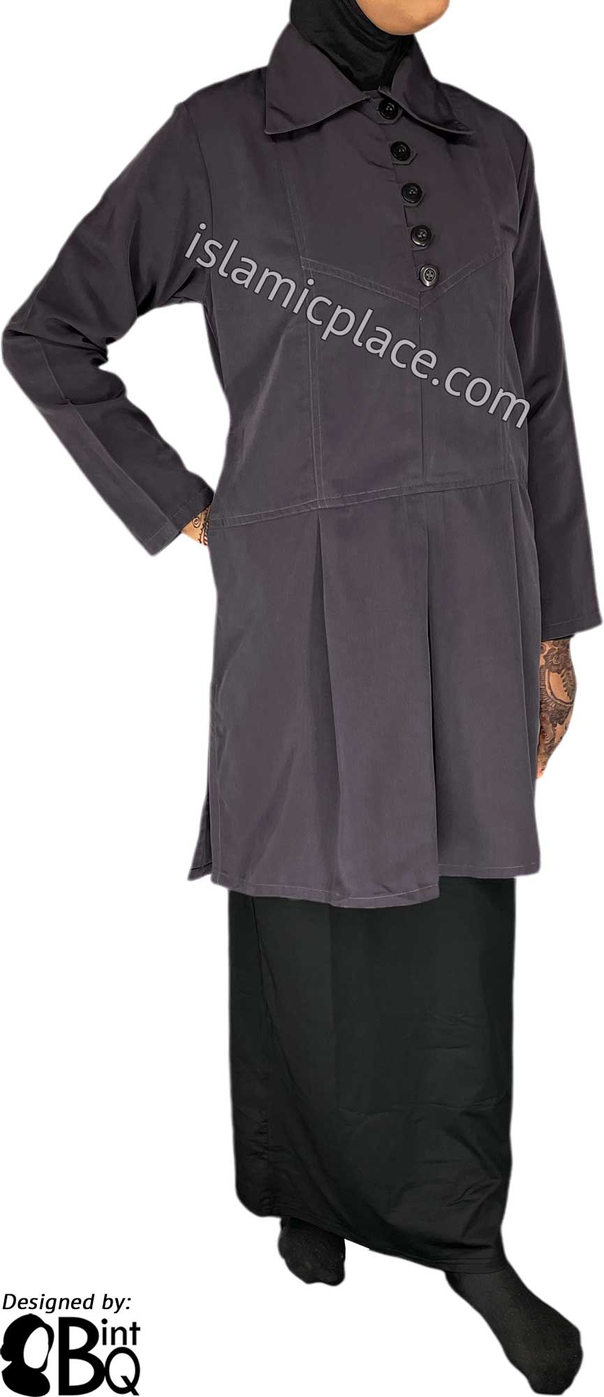 Plum - Misha Style Kameez Tunic Top by BintQ - BQ226