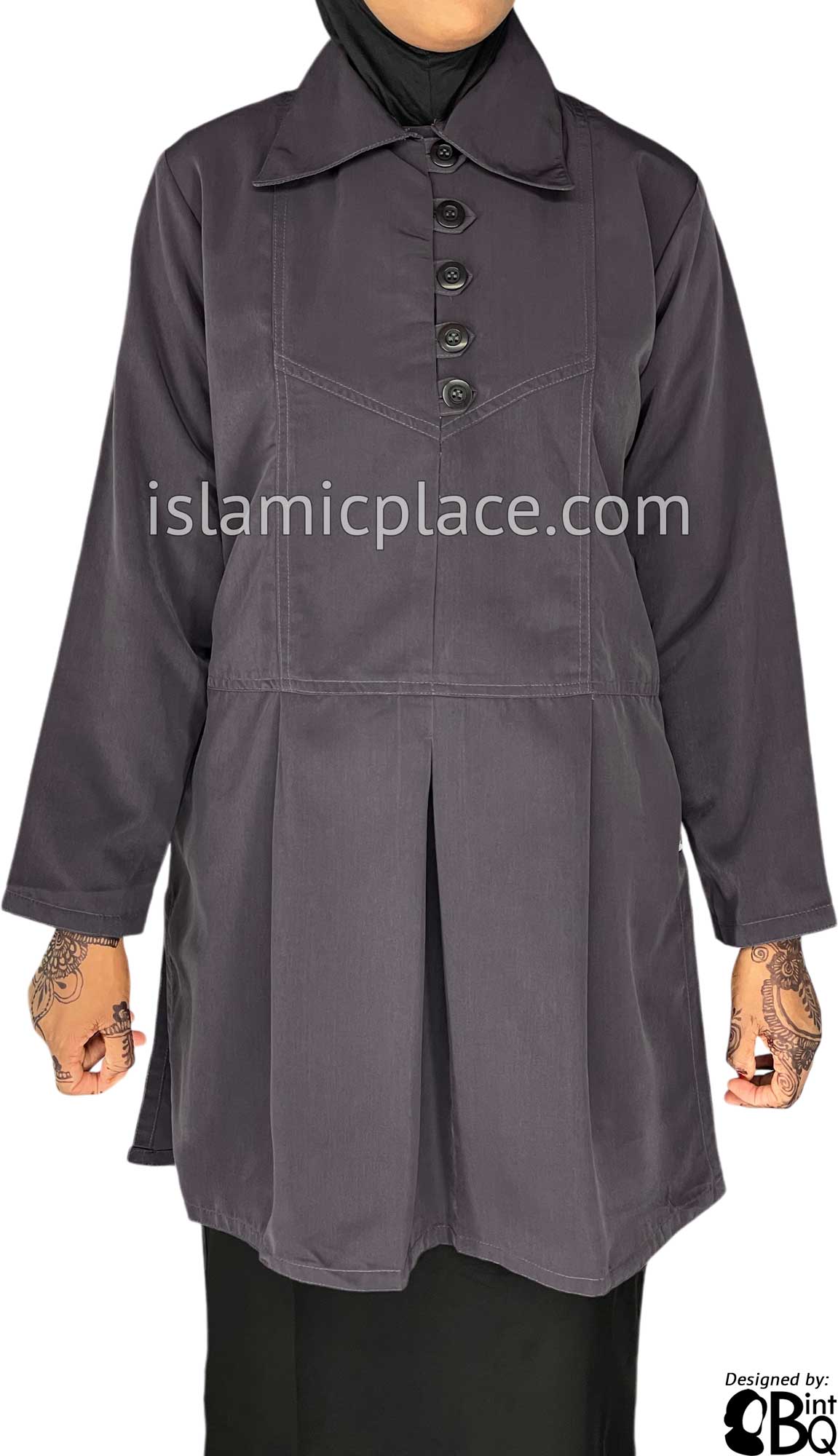 Plum - Misha Style Kameez Tunic Top by BintQ - BQ226