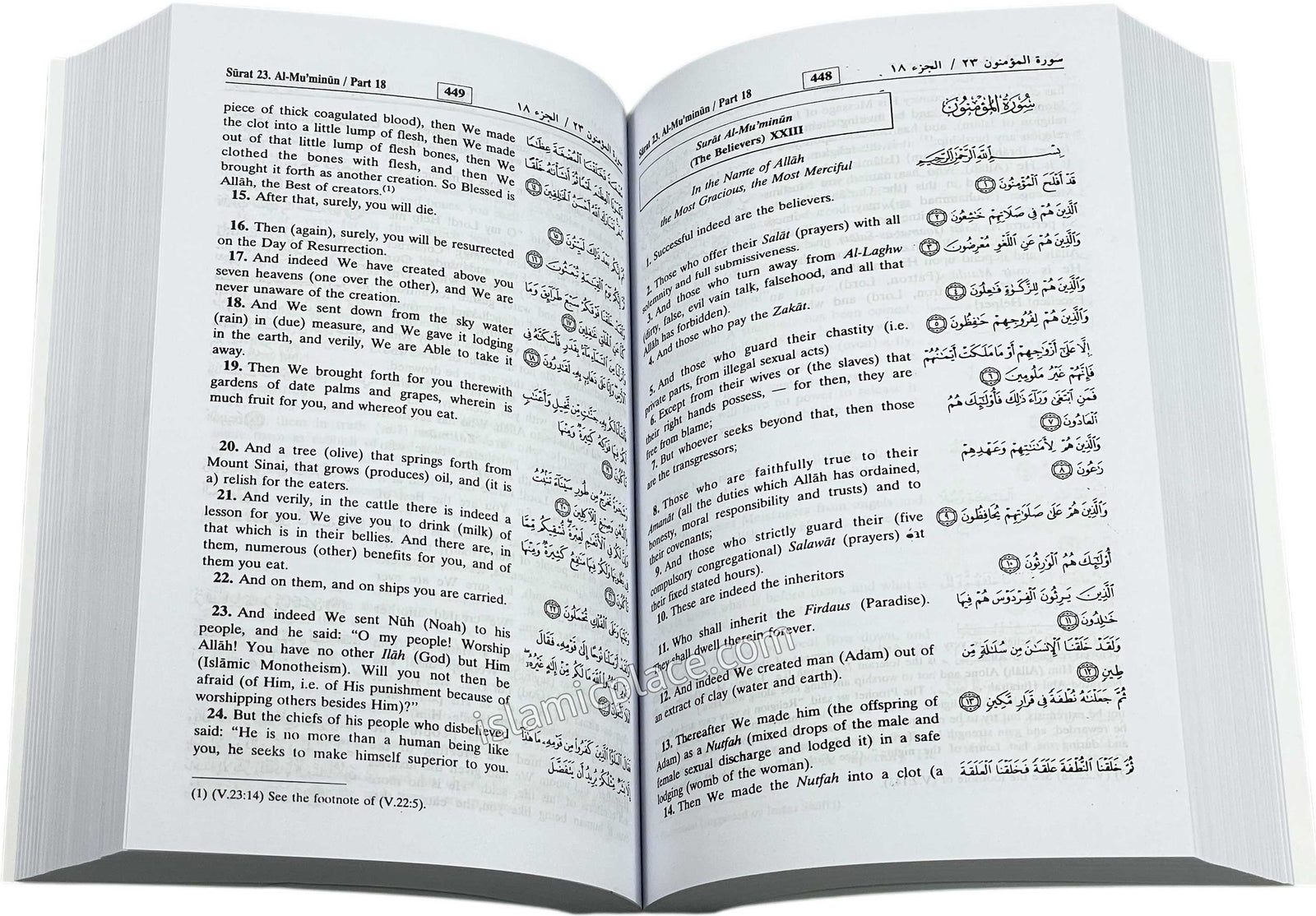 The Noble Qur'an - Large 5.5" x 8.5" Paperback