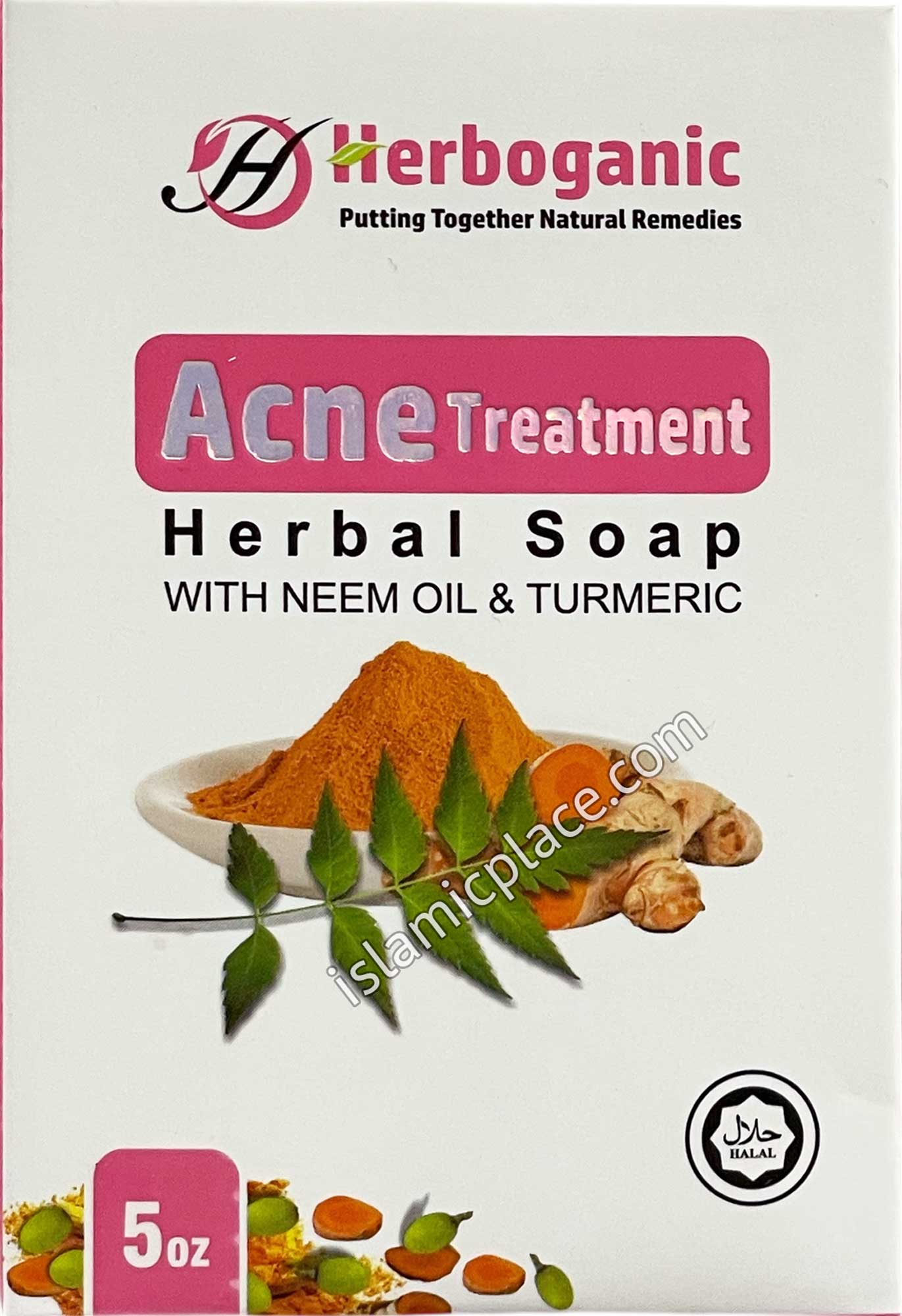 Acne Treatment Herbal Halal Soap - 5 oz