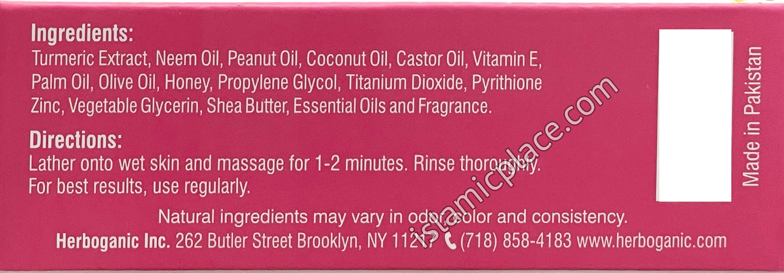 Acne Treatment Herbal Halal Soap - 5 oz