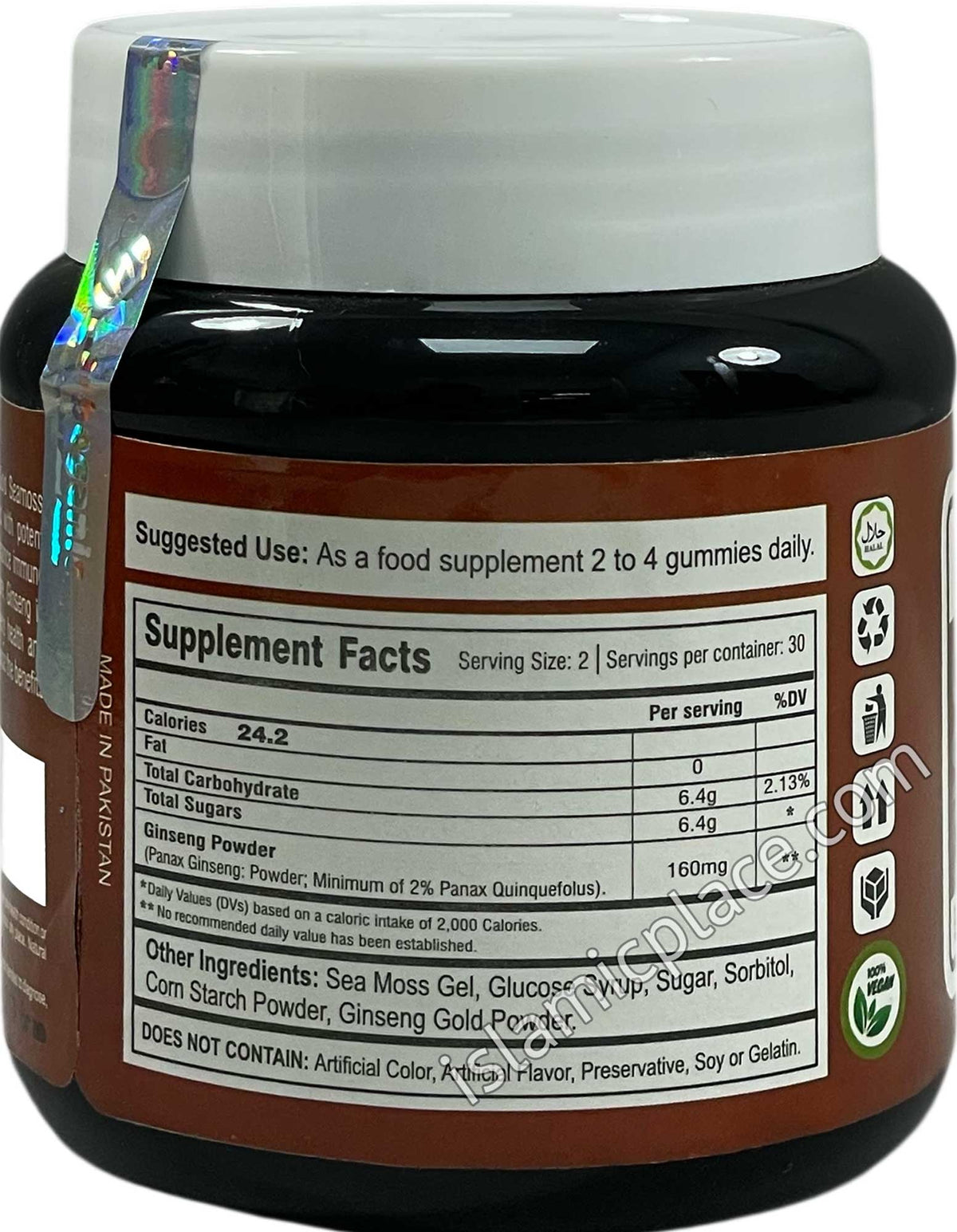 Ginseng Sea Moss Gummies - 60 Gummies