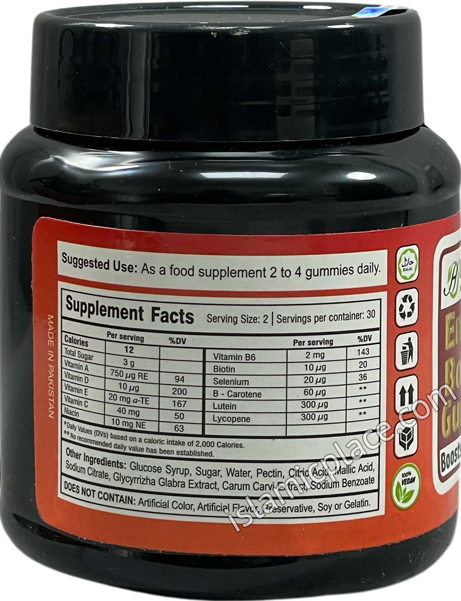 Energy Booster Sea Moss Gummies - 60 Gummies