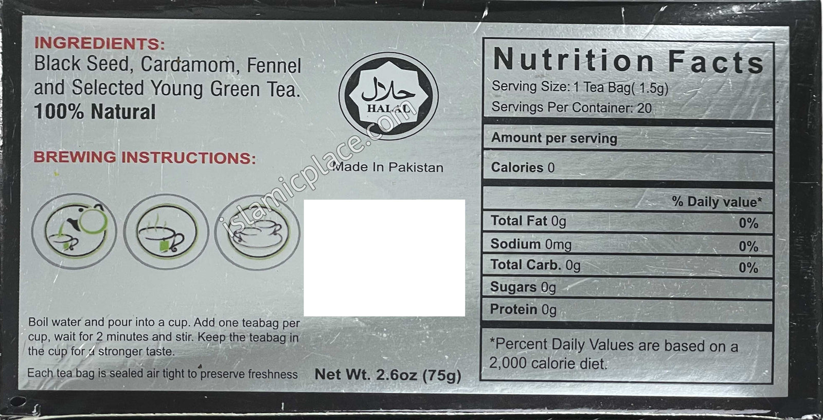 Black Seed Halal Herbal Tea