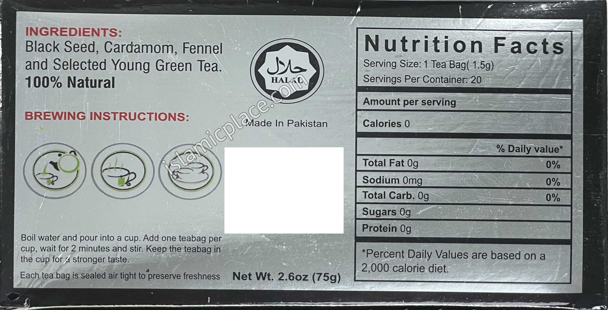 Black Seed Halal Herbal Tea